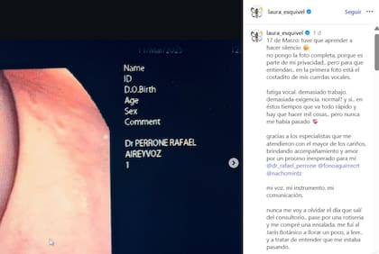 El dramático posteo de Laura Esquivel