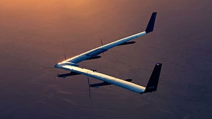 El drone Aquila, alimentado por luz solar