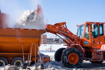 El DSNY preparó más de 2.200 vehículos con palas para la tormenta invernal