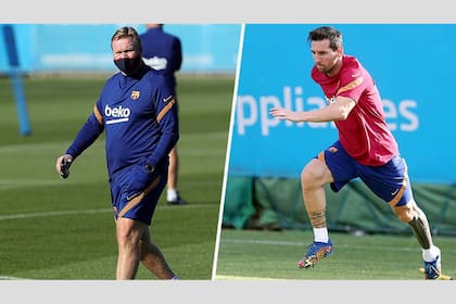 Koeman elogió a Messi: "Leo es el mejor y ojalá pueda repetirlo esta temporada"