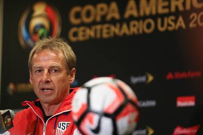 El DT de Estados Unidos en conferencia de prensa