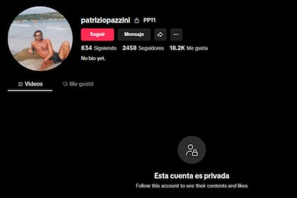 El dueño de la pizzería decidió hacer privadas sus cuentas en redes