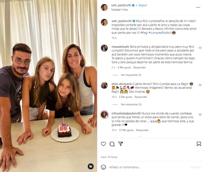 El dulce mensaje de Soledad Pastorutti a su hija Regina (Foto: Captura de video / Instagram @sole_pastorutti)