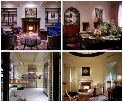 El dúplex ocupa parte del quinto y sexto piso de un lujoso edificio de Central Park West