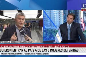 El duro cruce entre Eduardo Feinmann y el abogado de las embarazadas rusas