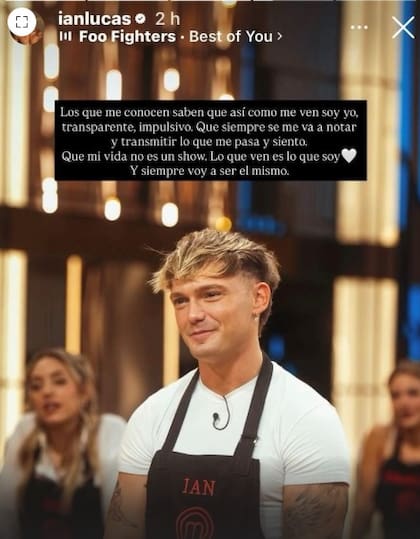 El duro descargo de Ian Lucas contra Evangelina Anderson