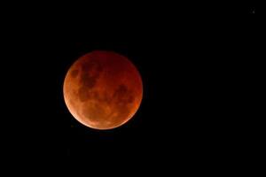 El eclipse lunar total producirá el fenómeno llamado "luna de sangre".