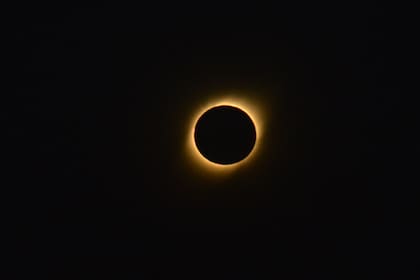 El eclipse movilizó a la localidad de Junín