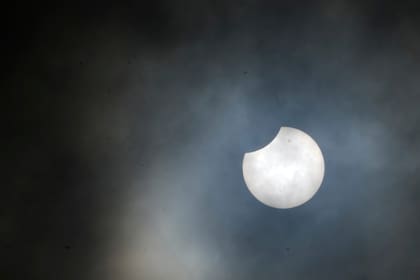 El eclipse parcial de Sol tal como se vio desde África