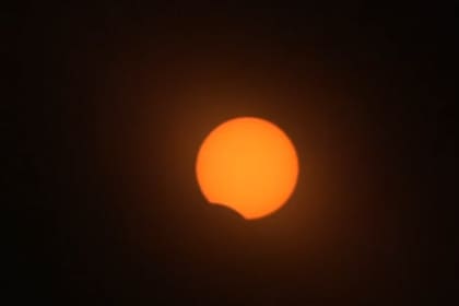 El eclipse solar anular empezó a las 16
