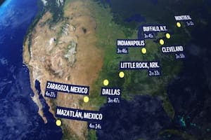 El eclipse solar total tendrá lugar este lunes 8 de abril en 13 estados de Estados Unidos (AP Foto, archivo)