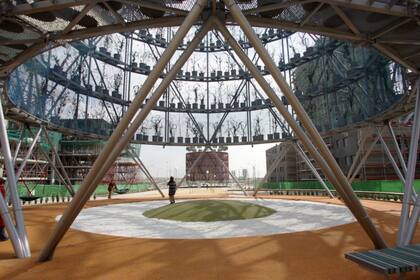 El Eco-bulevar de Vallecas, en la capital.
