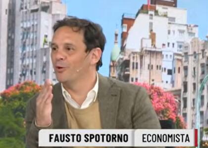 El economista y exasesor de Milei, Fausto Spotorno en LN+