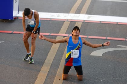 El ecuatoriano Christian Vasconez llegó en el quinto lugar y se consagró campeón sudamericano de la distancia.
