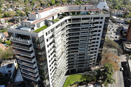 El edificio Carpediem sobre Avenida del Libertador (Gentileza D'Aria Inmobiliaria)