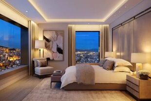 El edificio cuenta con 30 departamentos y 4 penthouses.