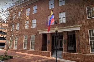 El edificio de la embajada de Venezuela en Estados Unidos se localiza en Washington D.C.
