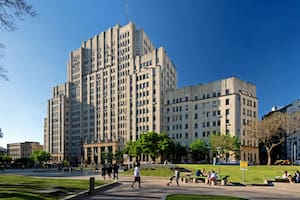 El edificio de la facultad de Medicina de la UBA
