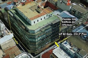 Remataron en US$35.000 una oficina en el edificio de la city por donde fluía el dinero del crimen
