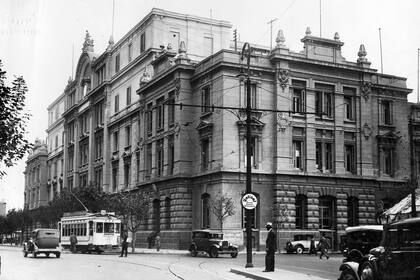 El edificio del Ministerio de Seguridad de la Nación, el 27 de abril de 1932.