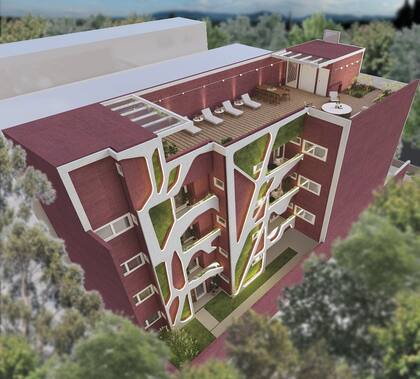 El edificio demandará de una inversión estimada de US$1,2 millones y tendrá un pequeño viñedo en la terraza