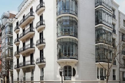 El edificio está ubicado en el exclusivo barrio de Salamanca