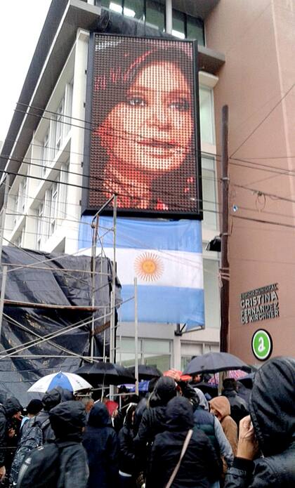 El edificio inaugurado ayer, en Avellaneda
