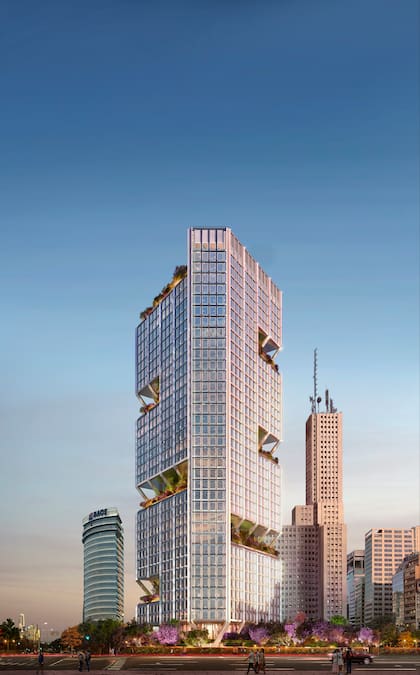 El edificio tendrá 35 pisos, será el más alto de Catalinas
