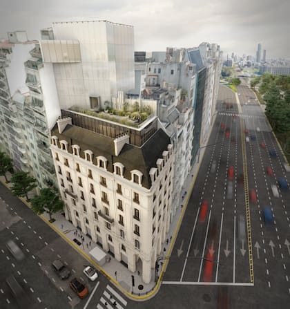 El edificio ubicado en la esquina de Callao y Libertador sumará cinco pisos nuevos encima