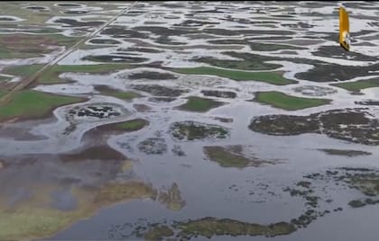 El efecto de la inundación en Carlos Casares