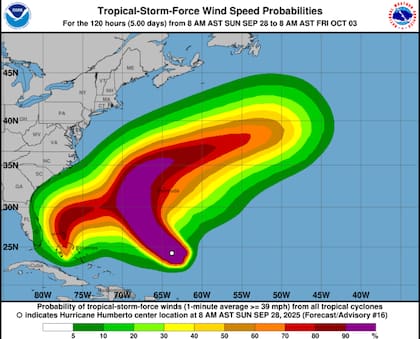 El efecto podría absorber el huracán más débil, alterar los pronósticos de ambos o convertirse en un fenómeno más poderoso