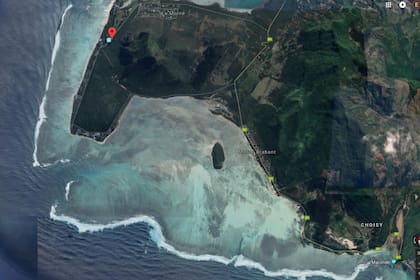 El efecto visual de la cascada es tan grande, que puede verse desde tomas satelitales de Google Maps