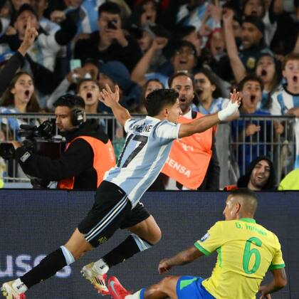 El efusivo grito de Giuliano Simeone