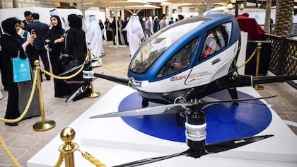 El EHang 184 fue un drone presentado en la feria CES 2016 y que ahora tendrá una oportunidad para operar como un servicio de taxi aéreo en Dubai