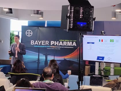 El ejecutivo argentino Daniel Londero, durante su presentación en la Ciudad de México