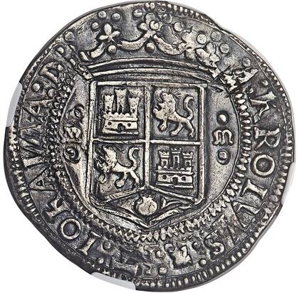 El ejemplar fue acuñado en la Casa de la Moneda de la Ciudad de México y se conoce como el primer dólar americano