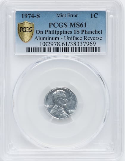 El ejemplar fue calificado como MS61 por PSGC debido a su regular estado de conservación