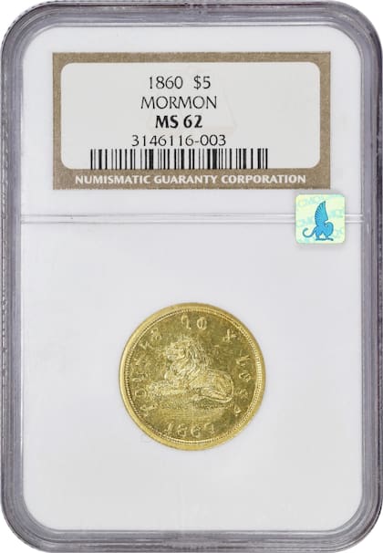 El ejemplar fue calificado como MS62 debido a su estado de conservación, que presentaba marcas visibles de desgaste