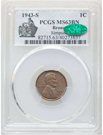 El ejemplar fue calificado como MS63 por PCGS debido a su buen estado de conservación