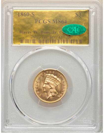 El ejemplar fue calificado como MS64 debido a su buen estado de conservación