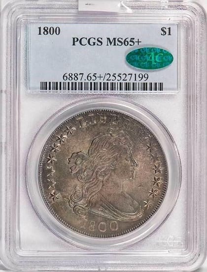 El ejemplar fue calificado como MS65+ debido a su buen estado de conservación