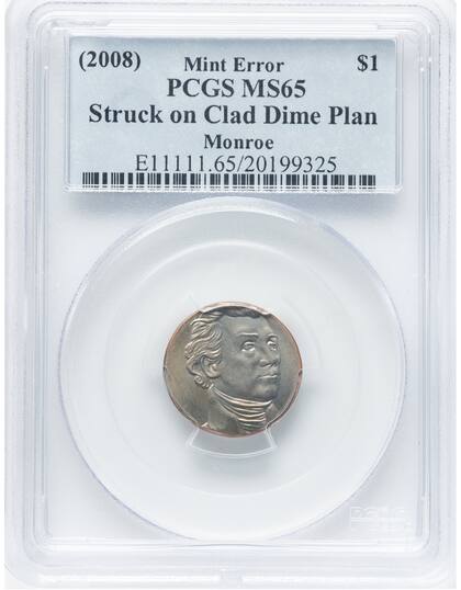 El ejemplar fue calificado como MS65 debido a su estado de conservación