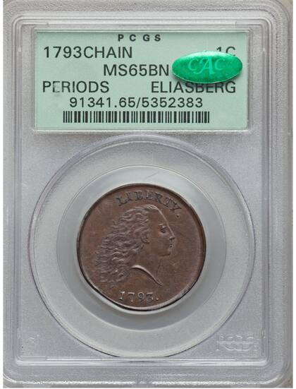 El ejemplar fue calificado como MS65BN debido a su buen estado de conservación