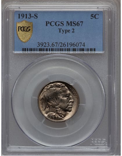 El ejemplar fue calificado como MS67 debido a su buen estado de conservación