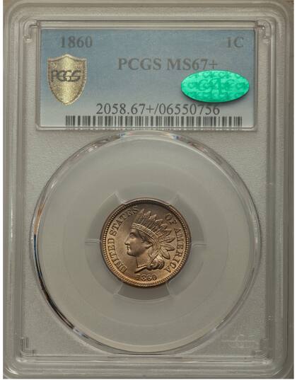 El ejemplar fue calificado como MS67+ debido a su excelente estado de conservación