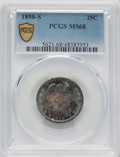 El ejemplar fue calificado como MS68, uno de los pocos conocidos en este estado