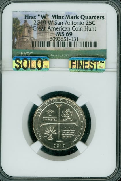 El ejemplar fue calificado como MS69 y recibió la asignación única de "Solo Finest & Spotless"