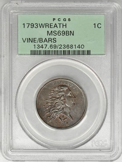 El ejemplar fue calificado como MS69BN debido a su excelente estado de conservación