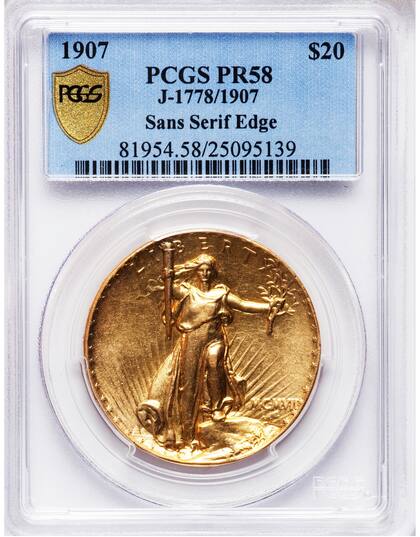 El ejemplar fue calificado como PR58 debido a su estado de conservación