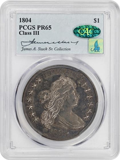 El ejemplar fue calificado como PR65 debido a su buen estado de conservación